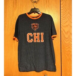 Chicago Bears NFL Licensed Team Apparel Logo Shirt Men’s Size Medium Navy Blue